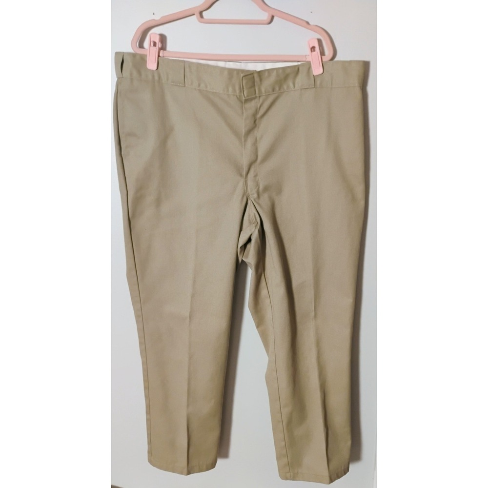Dickies 874 Mens 42x30 Khaki Original‎ Fit Work Pants Durable Classic Skater